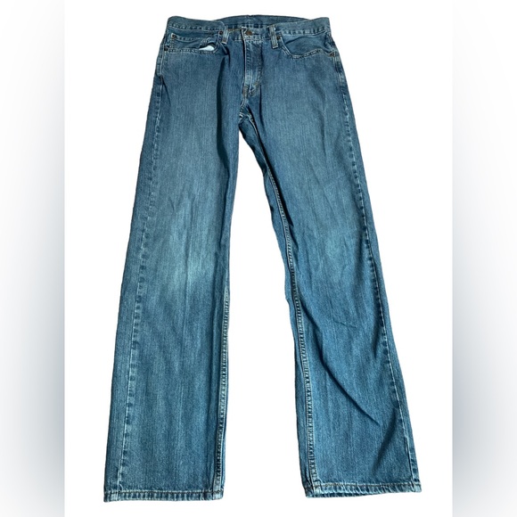 Levi's 559 Men's Blue Denim Medium Wash Relaxed Fit Jeans Size 34 x 34 - Picture 1 of 5